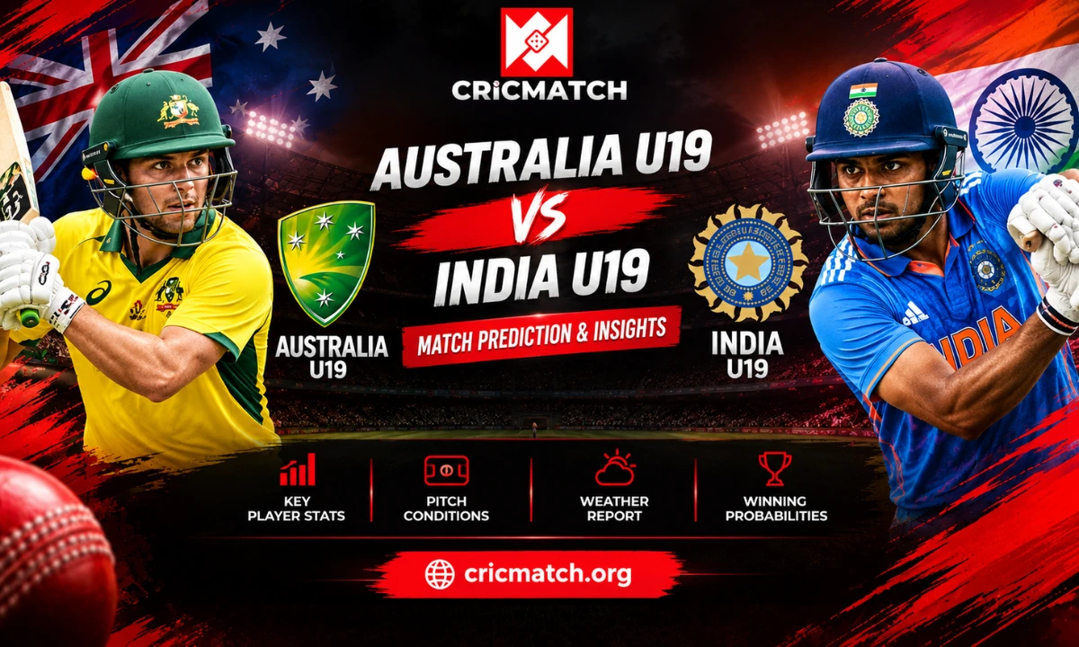 You are currently viewing Australia U19 vs India U19 Match Prediction and Cricket Betting on CricMatch