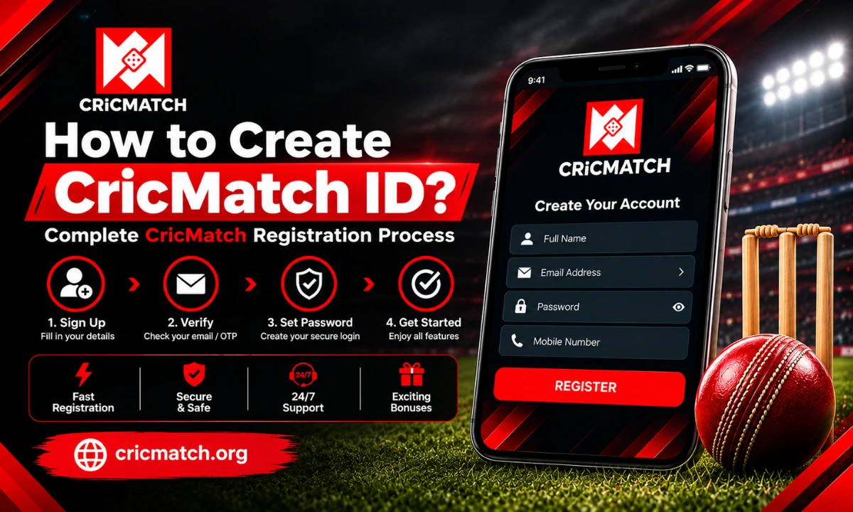 You are currently viewing How to Create Cricmatch ID? Complete Cricmatch Registration Process