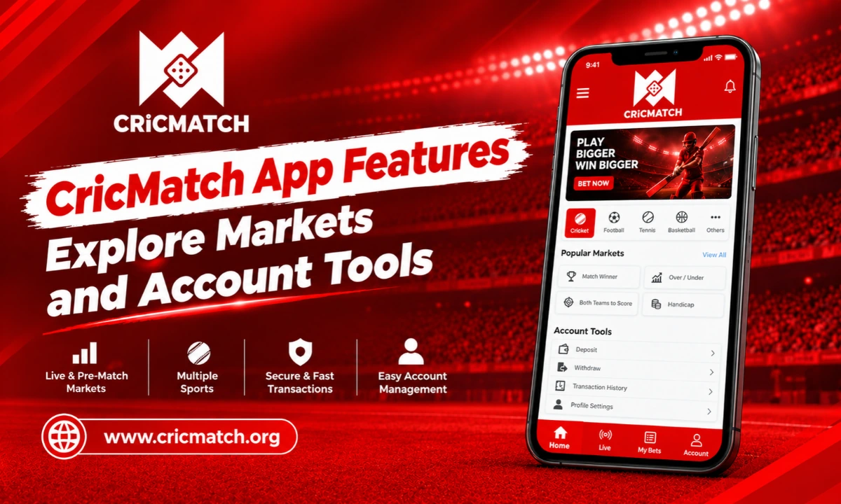 Read more about the article Cricmatch App Features: Explore Live Updates, Markets, and Account Tools