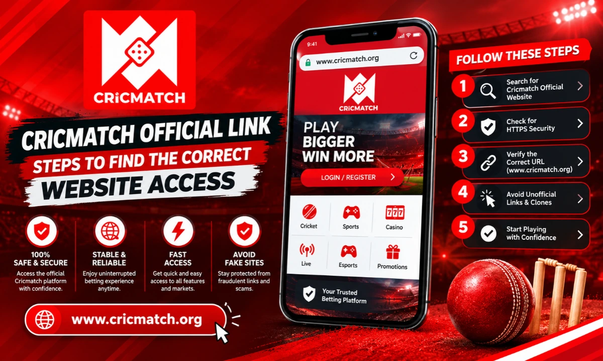 Read more about the article Cricmatch Official Link: Steps to Find the Correct Website Access
