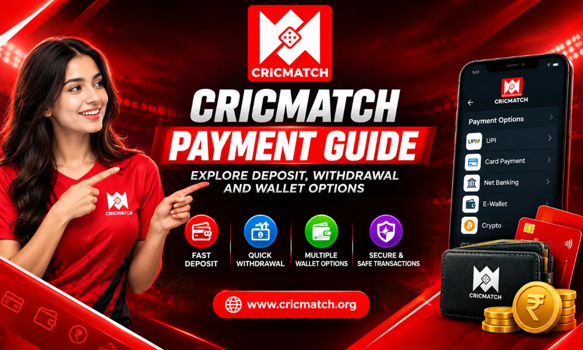 Read more about the article Cricmatch Payment Guide: Explore Deposit, Withdrawal and Wallet Options